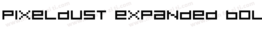 Pixeldust Expanded Bold字体转换